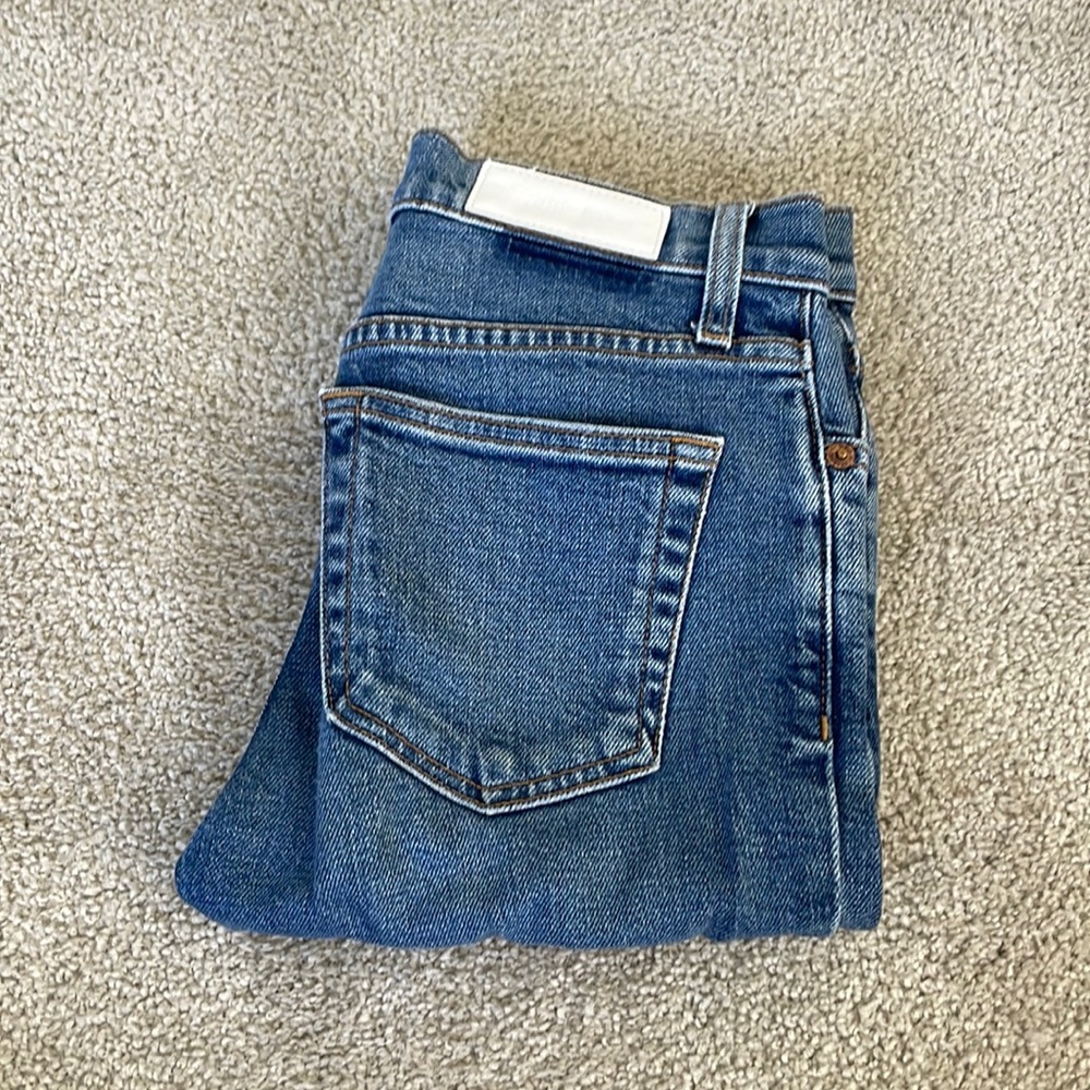 Re/done blue denim